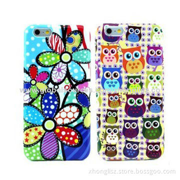 Fashionable Europe and Global Water Printing TPU Case for iPhone 6, Free Sample will be OfferNew